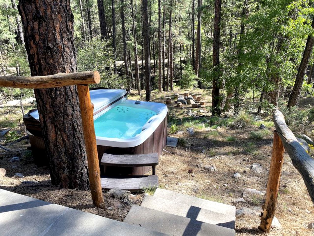 Beautiful Prescott Cabin Rental with a Hot Tub