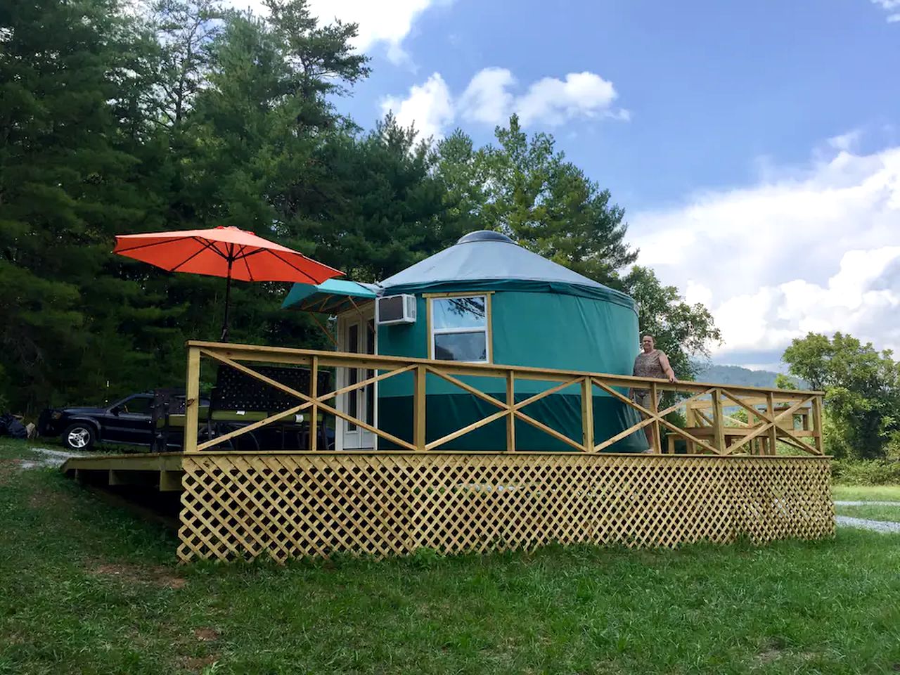 Peaceful Yurt Rental Perfect for Glamping in North Carolina