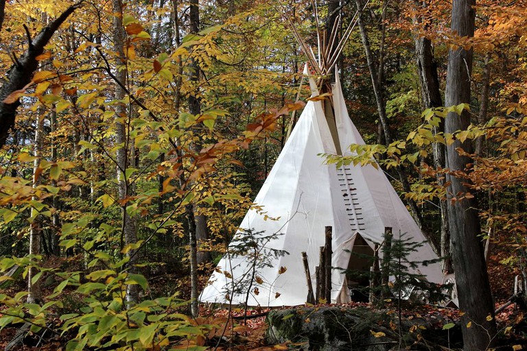 Tipi rental for a getaway in Quebec