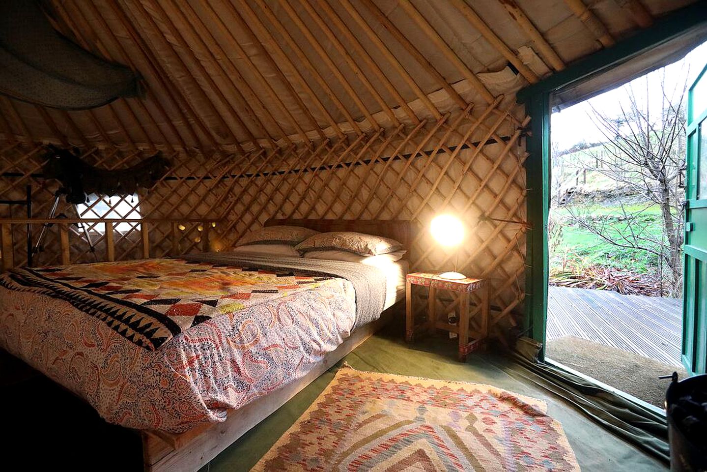 Tranquil Yurt Rental in a Valley Perfect for Glamping in Wales