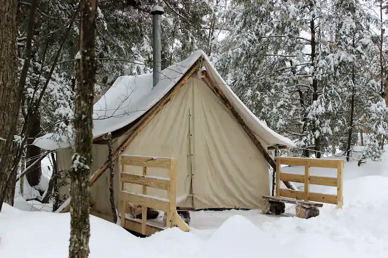 Quebec camping getaway