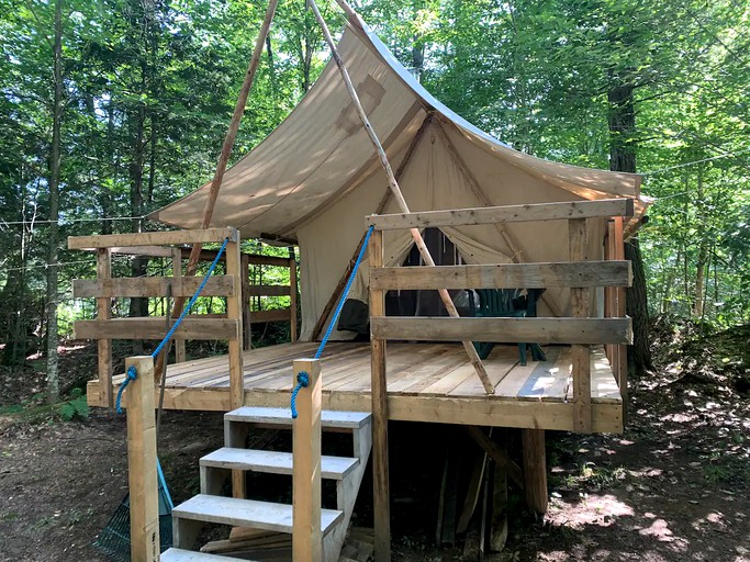 Camping in Quebec, Canada