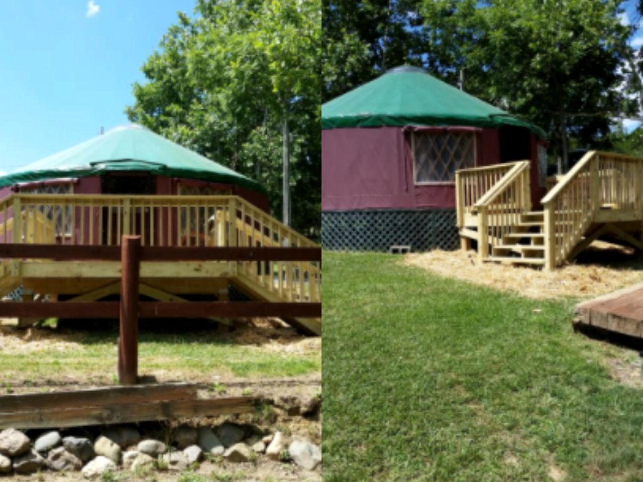 Superb Yurt Rental near George Washington National Forest in Luray, Virginia