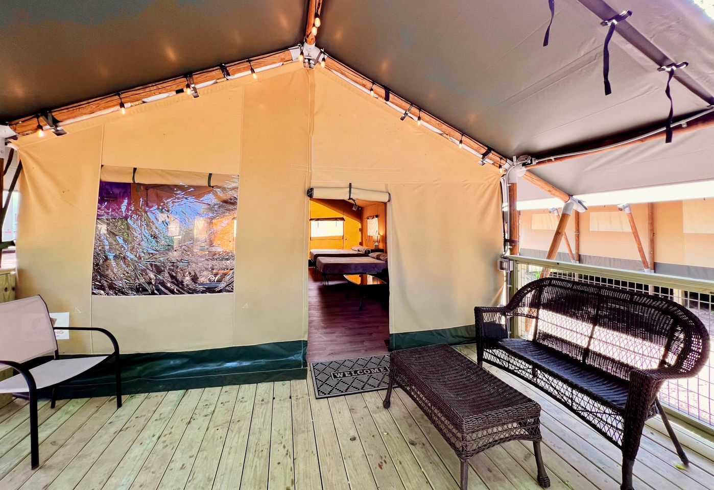 Luxury Safari Tent in Texas, Perfect for Glamping in Cibolo