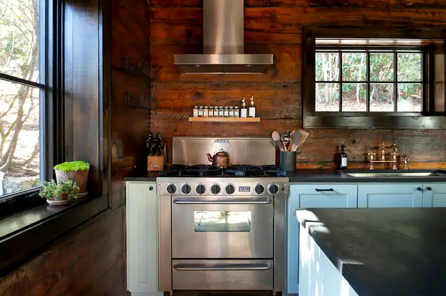 Luxury Cabin on Private Pond near Flat Mountain, NC