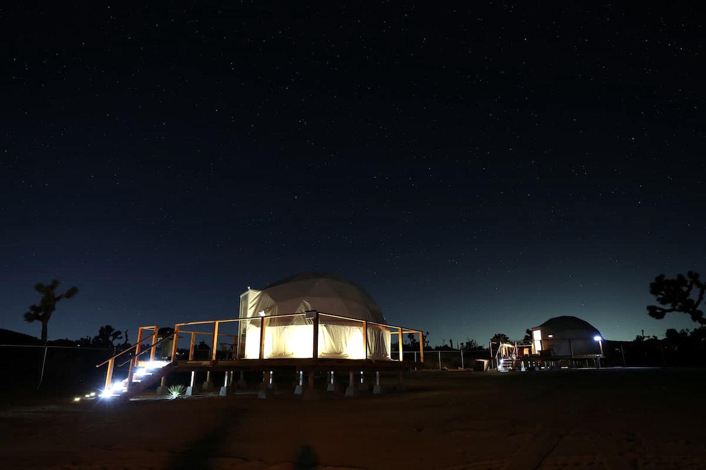 Joshua Tree Glamping Dome Rental for Desert Getaway