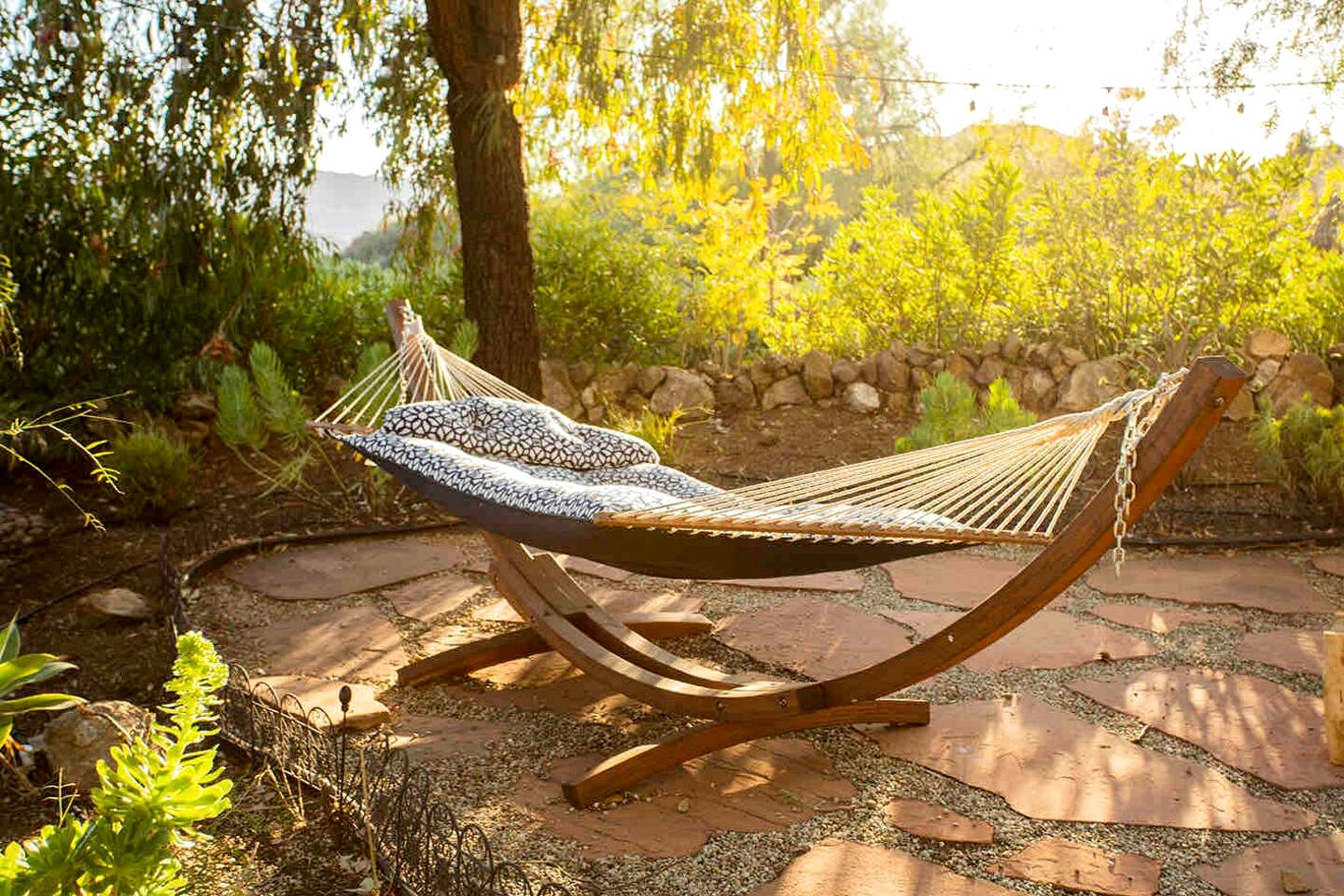 Moroccan Bell Tent for a Yoga Weekend Glamping near Los Angeles