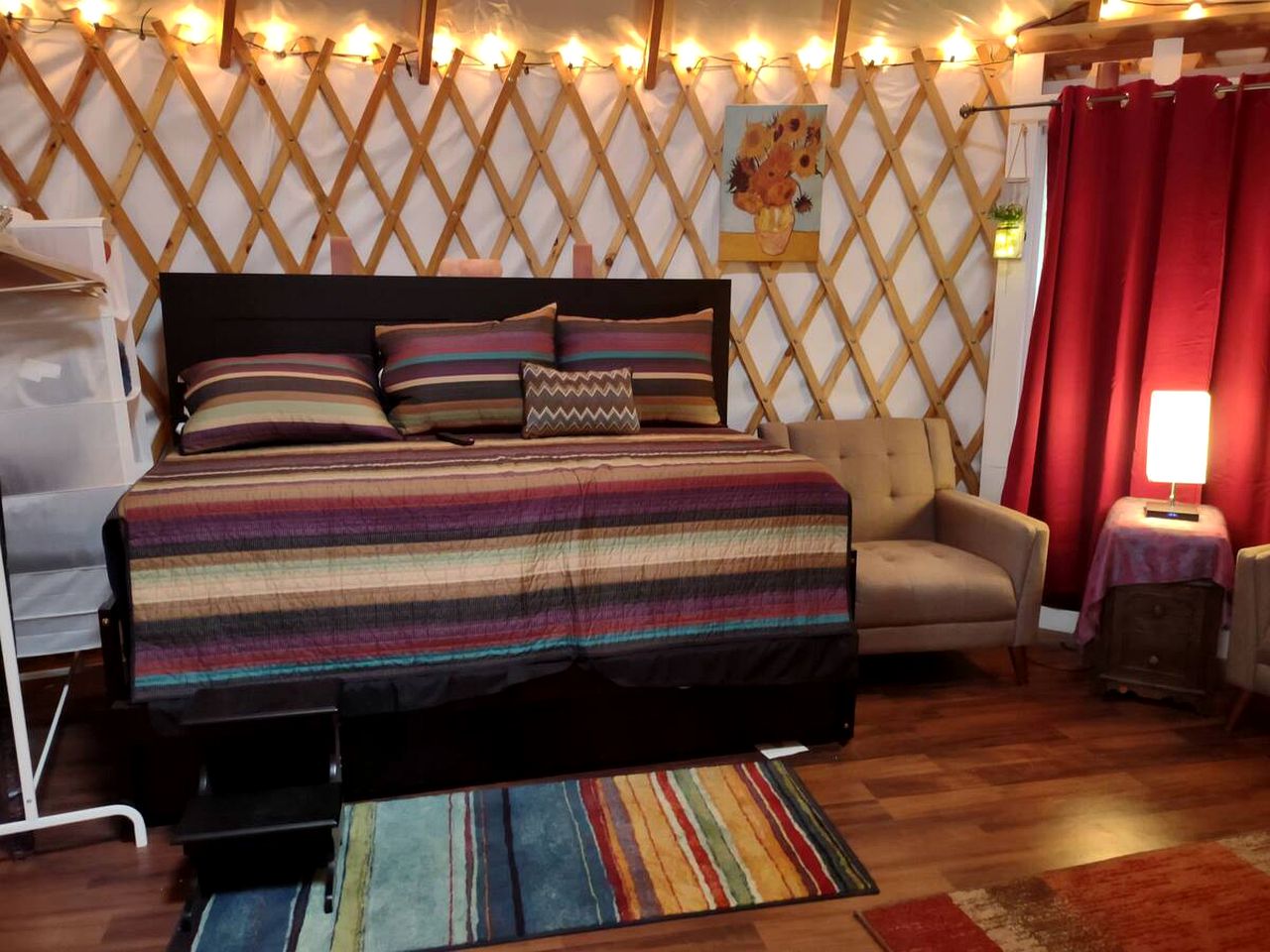 Cozy Glamping Yurt in Santa Paula for a Family Vacation in California