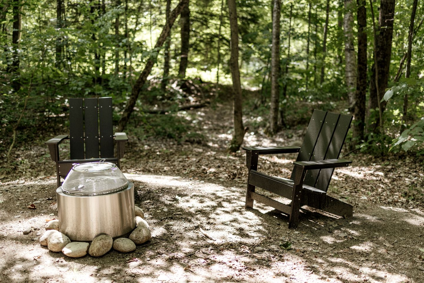 Lakefront Safari Tent with Fire Pit and Sauna in North Woodstock, New Hampshire