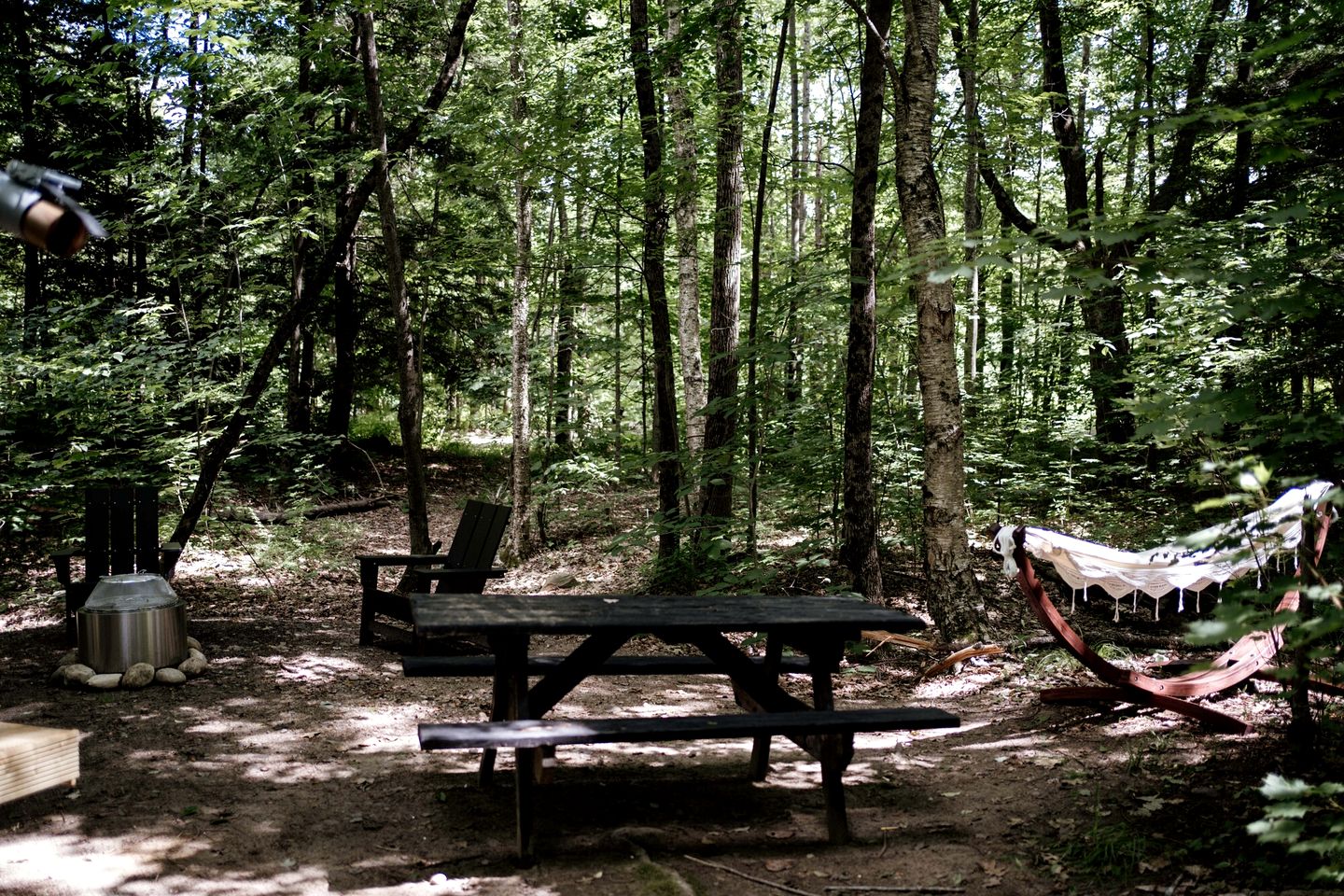 Lakefront Safari Tent with Fire Pit and Sauna in North Woodstock, New Hampshire