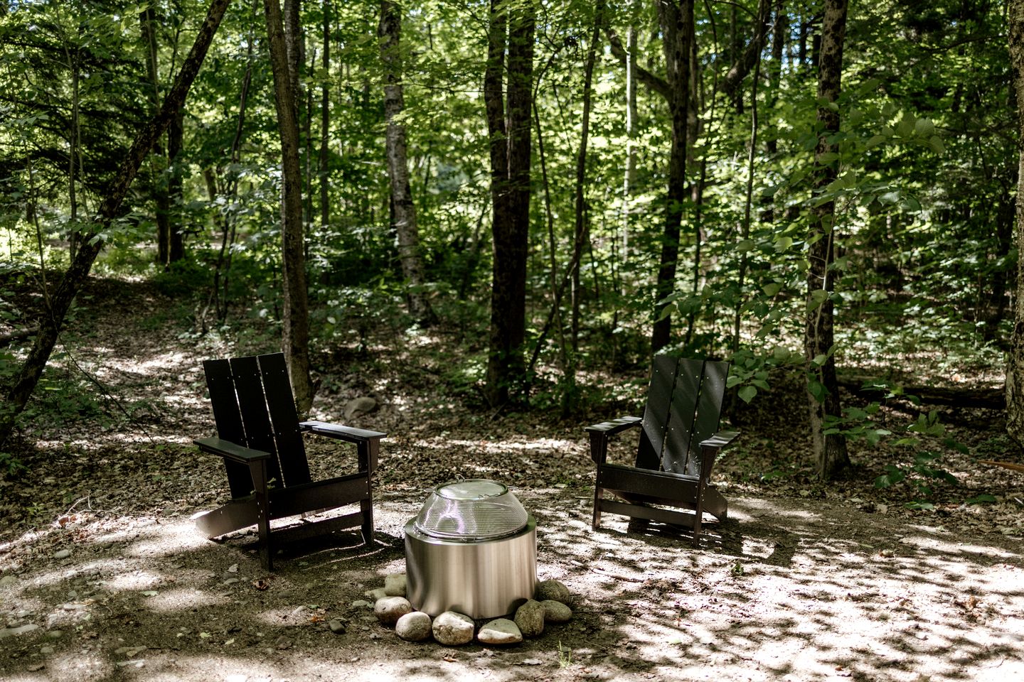 Lakefront Safari Tent with Fire Pit and Sauna in North Woodstock, New Hampshire