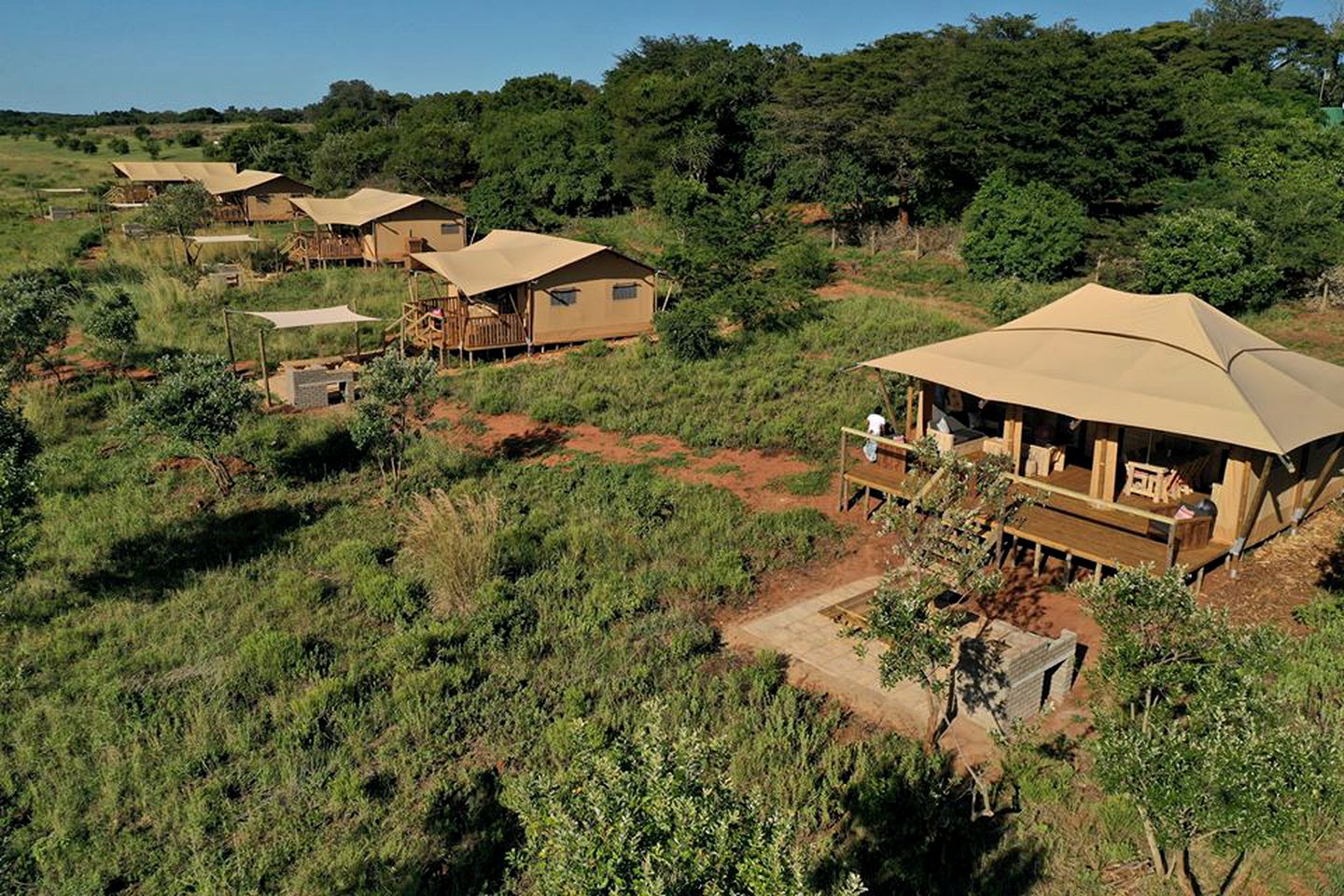 Luxury Camping Experience in a Nature Reserve near Sodwana Bay in South Africa