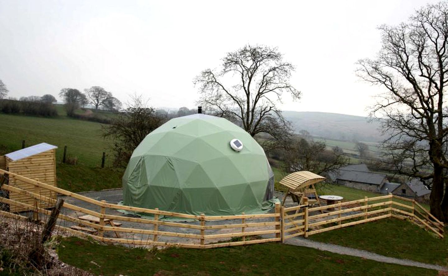 Amazing Dome Rental near the Brecon Beacons for Glamping in Wales