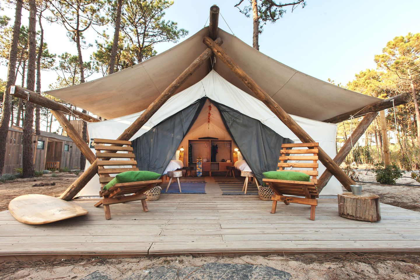 Gorgeous Safari Tent for Luxury Camping in Portugal