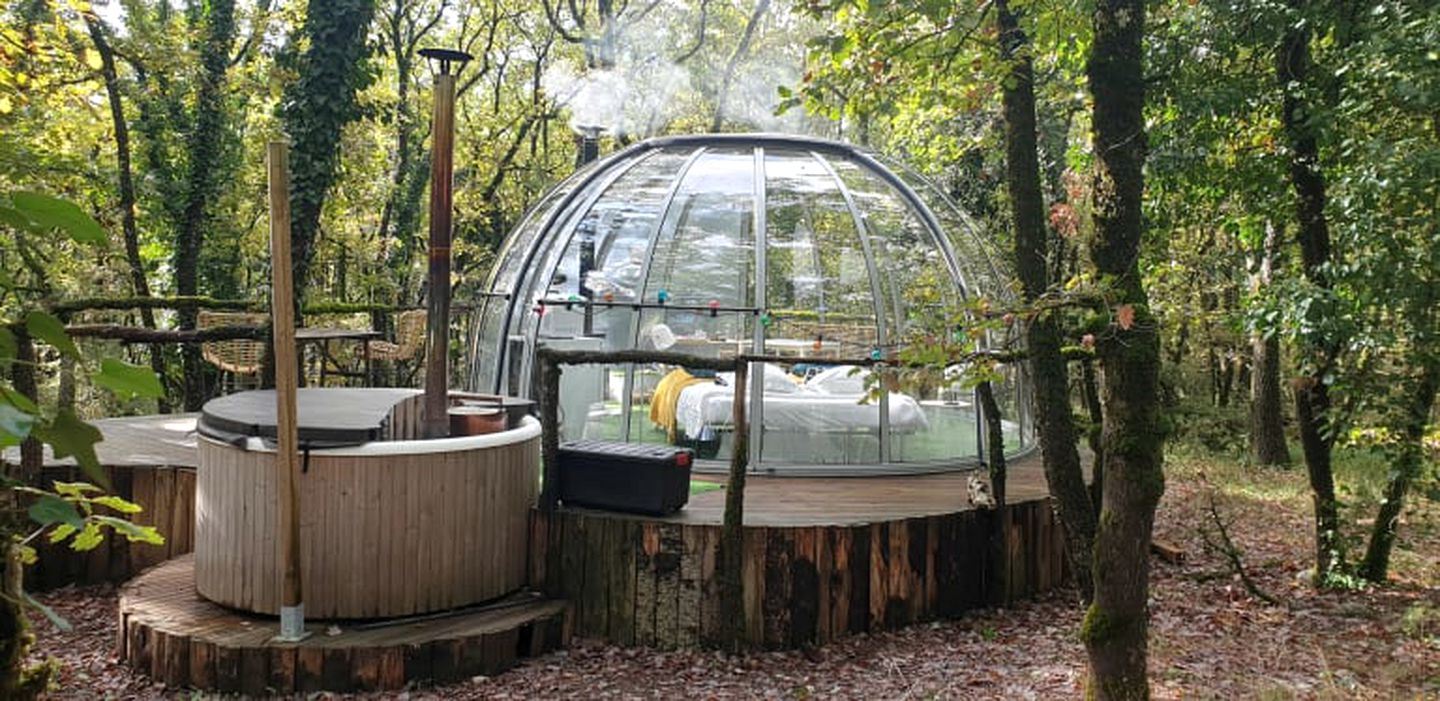 Enchanting France Dome with a Nordic Bath