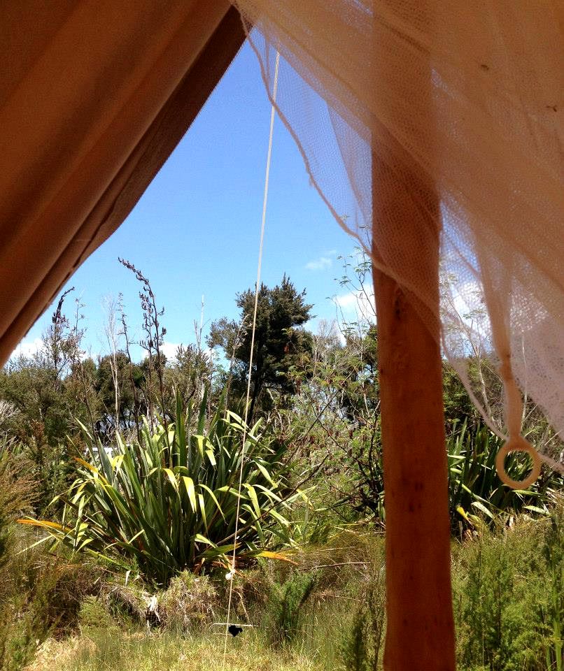 Boutique Beachfront Bell Tent Rental for Romantic New Zealand Holidays in Kaitaia