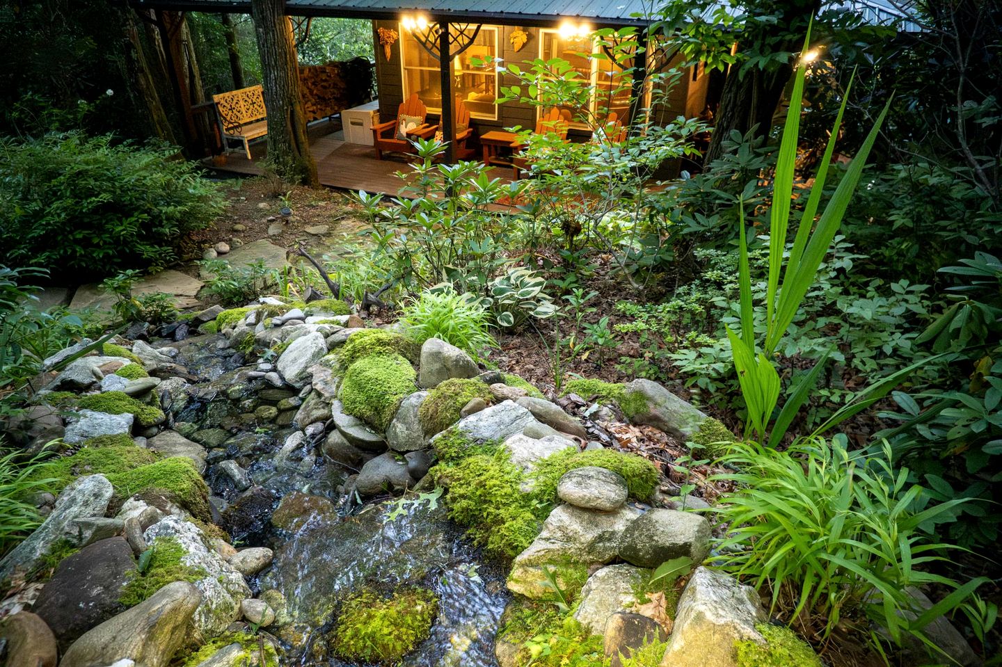 Scenic Mountain Cabin with Hot Tub, Game Room & Firepit near Silver Run Falls – Cashiers, NC