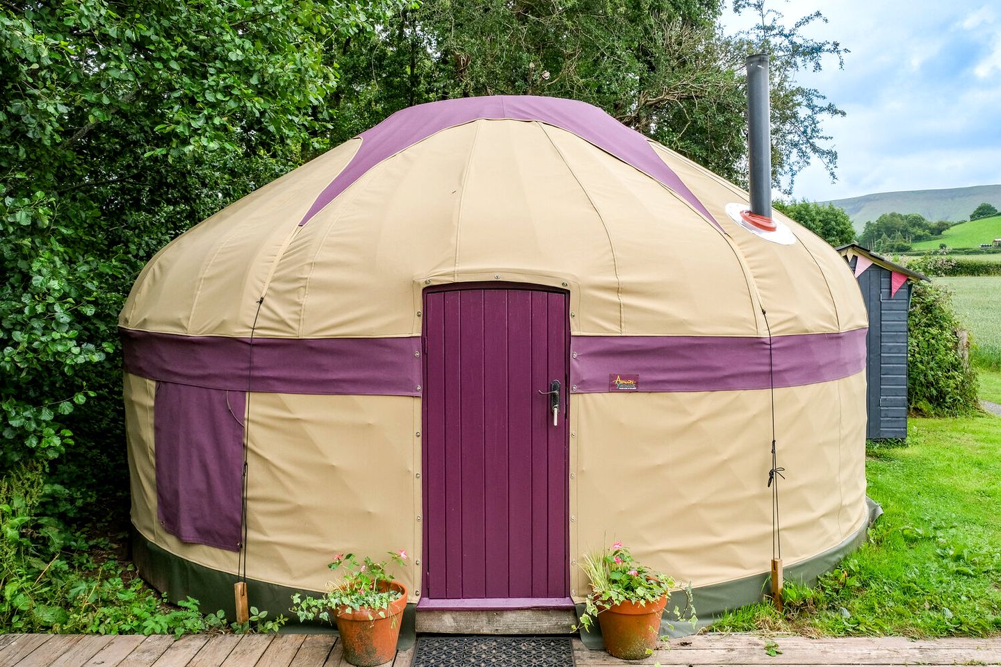 Beautiful Yurts near Hay-on-Wye for Luxury Camping in Wales