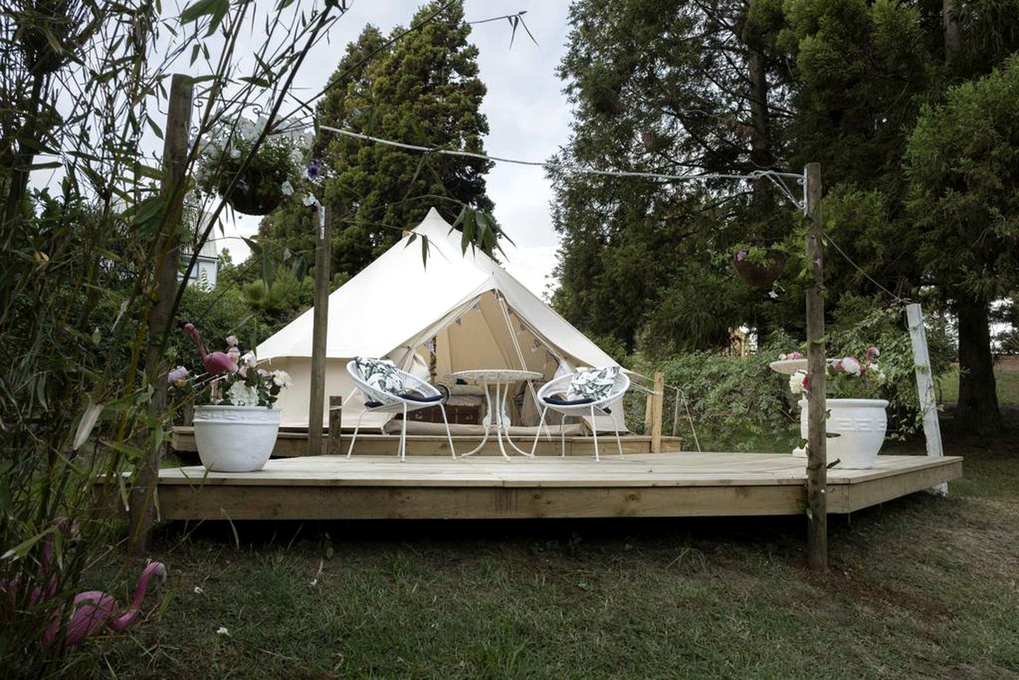 Lovely Bell Tent Rental for Unique North Island Romantic Getaways