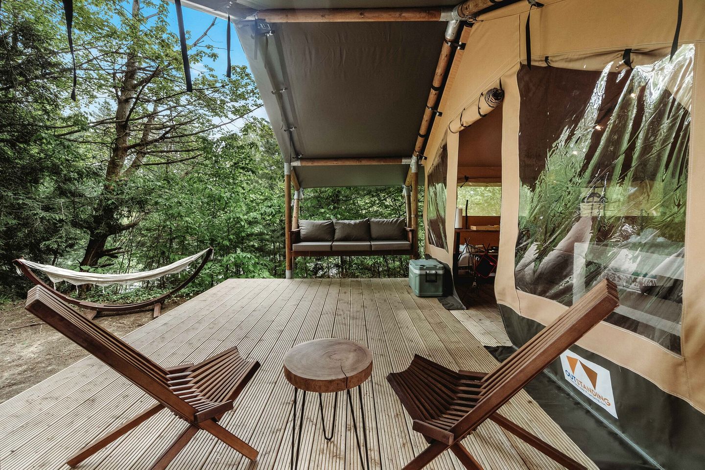 Gorgeous Safari Tent with Fire Pit and Amazing Sights in North Woodstock, New Hampshire