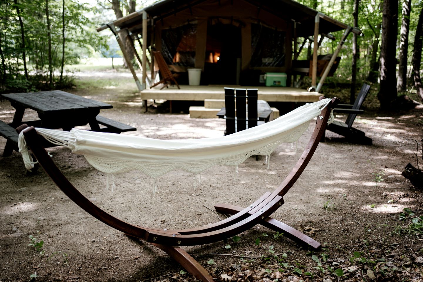 Gorgeous Safari Tent with Fire Pit and Amazing Sights in North Woodstock, New Hampshire