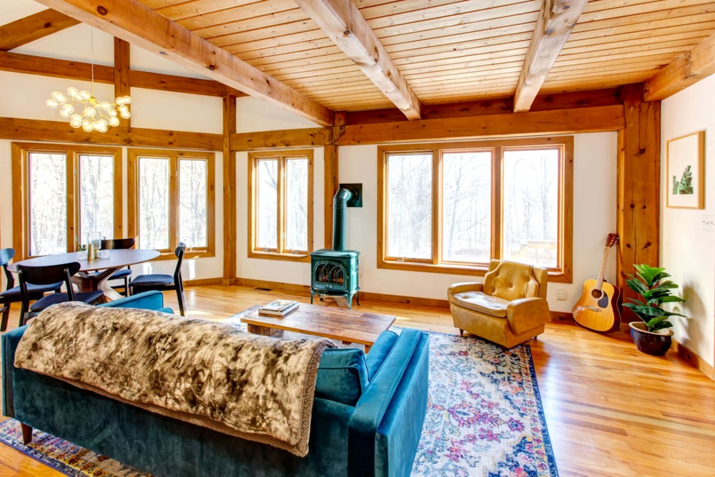 Peaceful Country Retreat with Private Trails, Sauna & Stargazing in Bloomville, New York