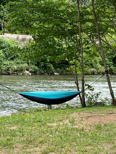 Riverfront Rental with Fire Pit Perfect for Group Glamping near Asheville, North Carolina | Bell Tents (Green Mountain, North Carolina, United States