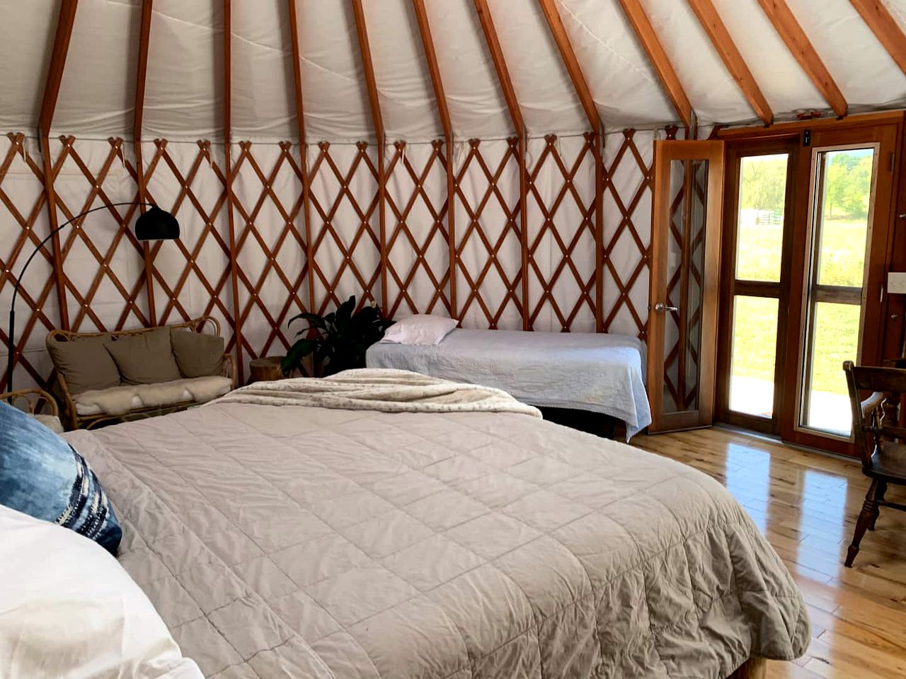 Deluxe Yurt Rental for Glamping in New York State