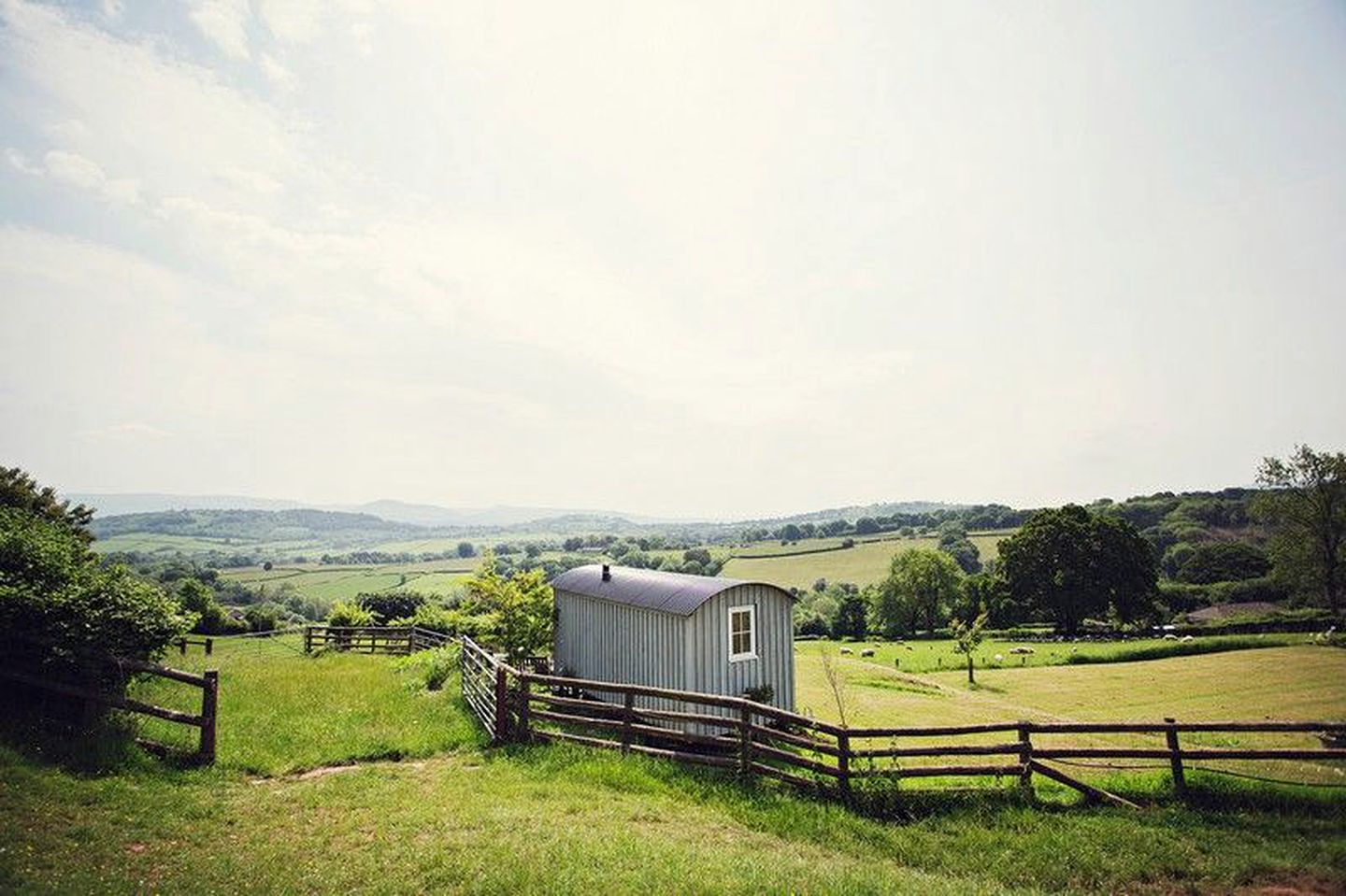 Cosy Shepherd's Hut for Two to Go Glamping in Wales