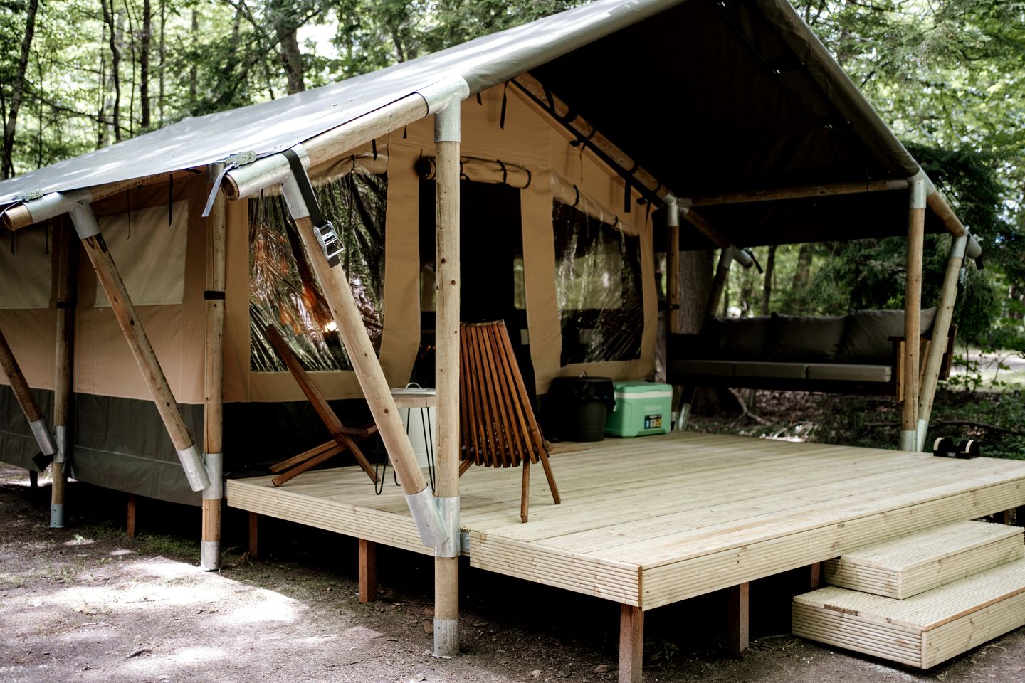 Magnificent Safari Tent with Sauna and Fire Pit in North Woodstock, New Hampshire