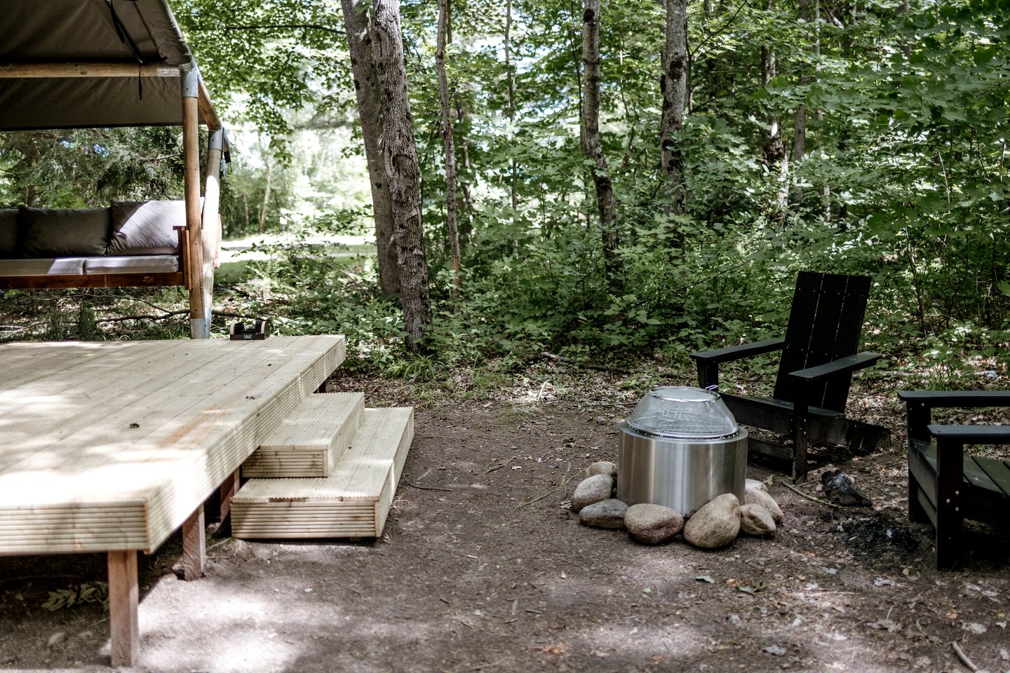 Magnificent Safari Tent with Sauna and Fire Pit in North Woodstock, New Hampshire