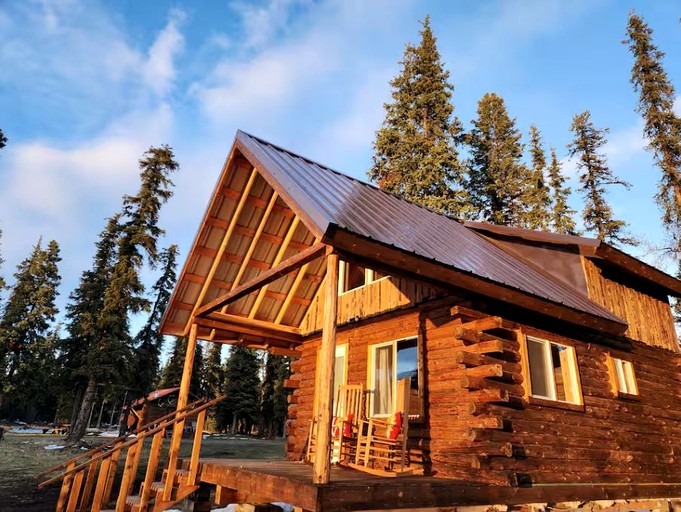 Pet Friendly Alaskan Cabin for Mountain Glamping in Wrangell St. Elias National Park and Preserve | Cabins (Nabesna, Alaska, United States of America)