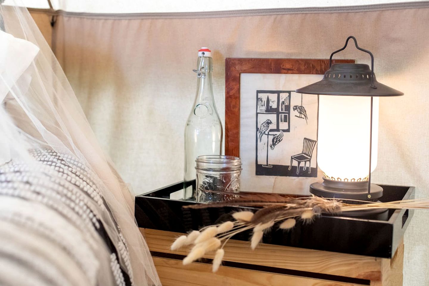 Chic Glamping Tent for Waterfront Camping, New York