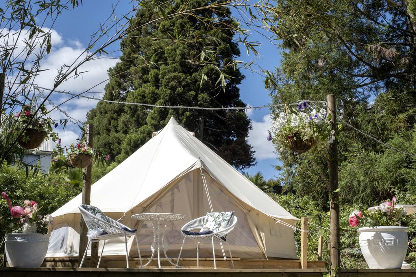 Lovely Bell Tent Rental for Unique North Island Romantic Getaways