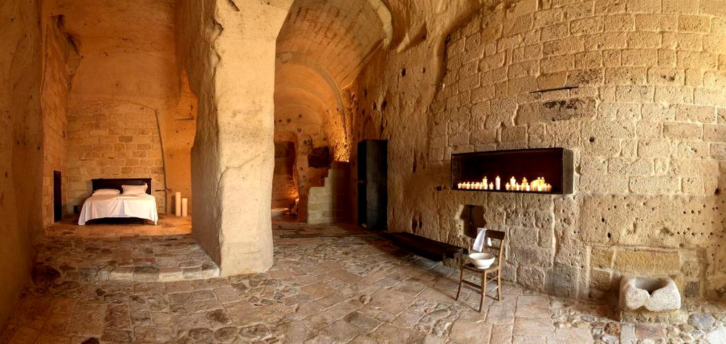 Charming Cave Vacation Rental in Ancient Town of Matera, Southern Italy