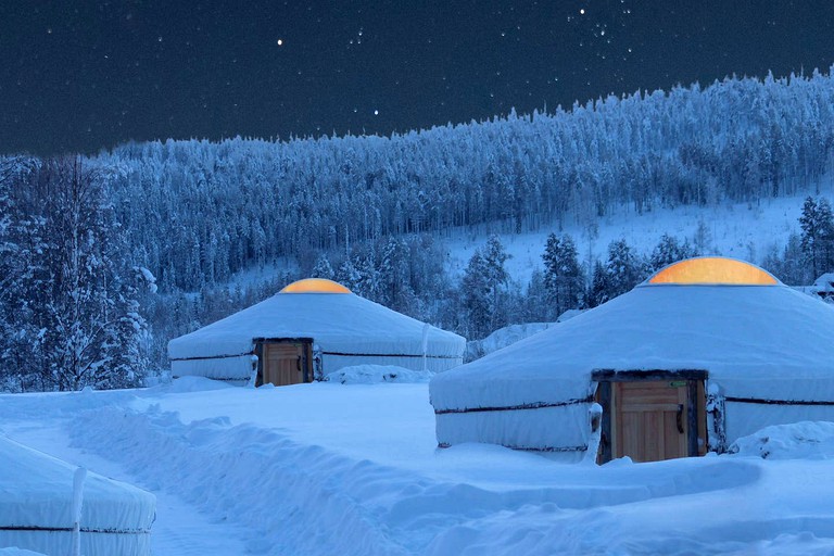 Yurts (Rovaniemi, Lapland, Finland)