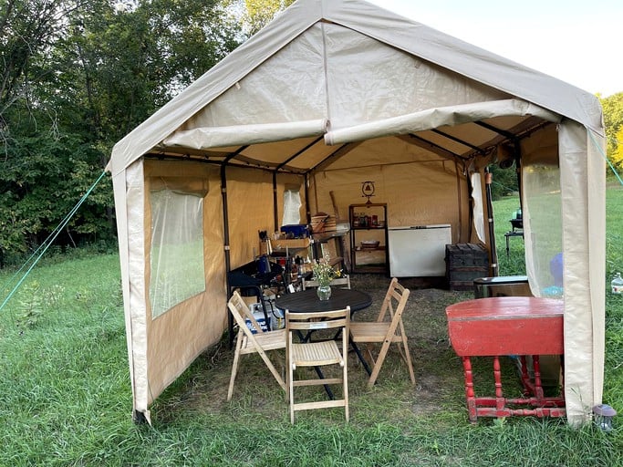 Lotus Belle Tent at Samsara Ridge, Bell Tents, Saint Croix Falls