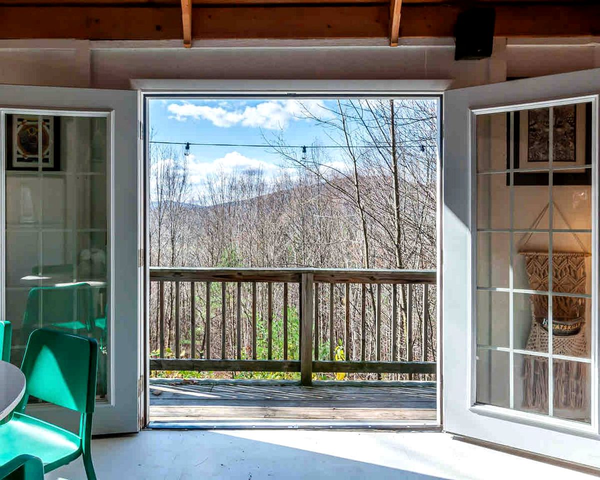 Enchanting Yurt Rental with a Cozy Fireplace for a Catskills Weekend Getaway