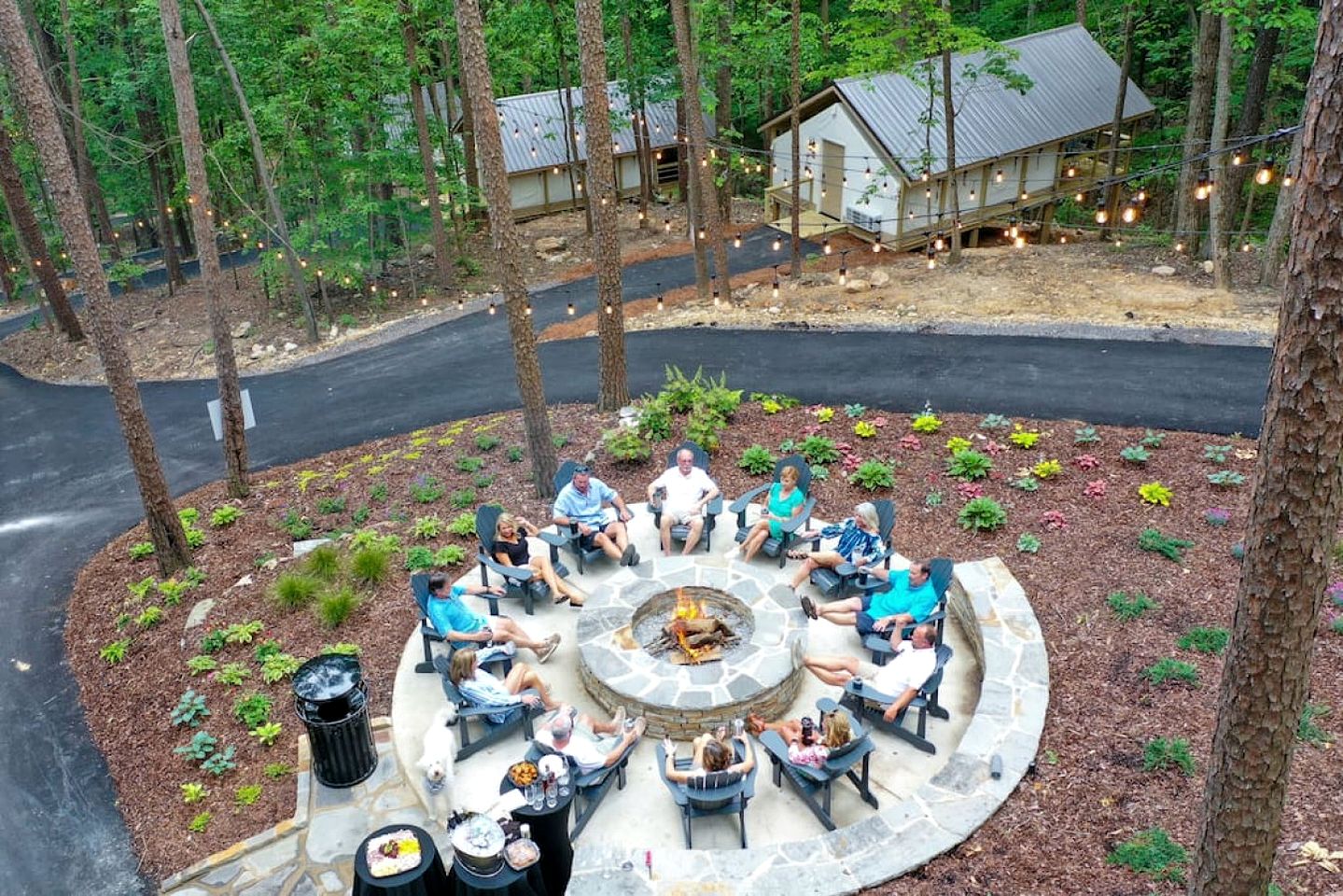 Colorful Tiny House with Outdoor Sauna and Jacuzzi in Alabama