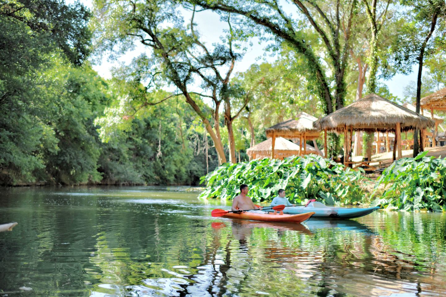 Reconnect by the Water: Modern Family Tented Cabin Retreat in Cibolo, TX