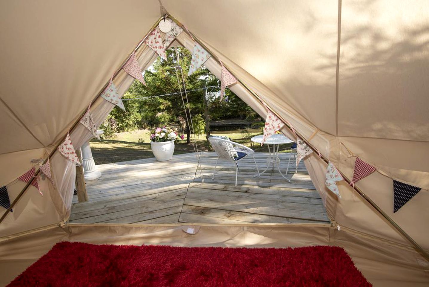 Lovely Bell Tent Rental for Unique North Island Romantic Getaways