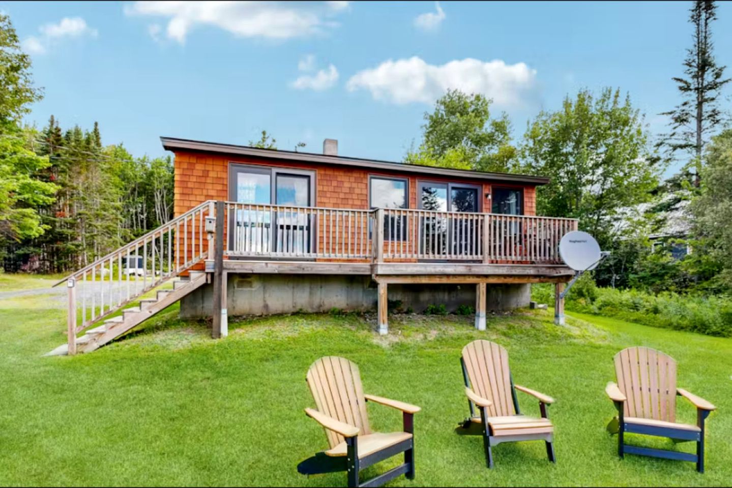 Peaceful Waterfront Retreat with Deck, Kayaks & Fire Pit in Greenville, Maine