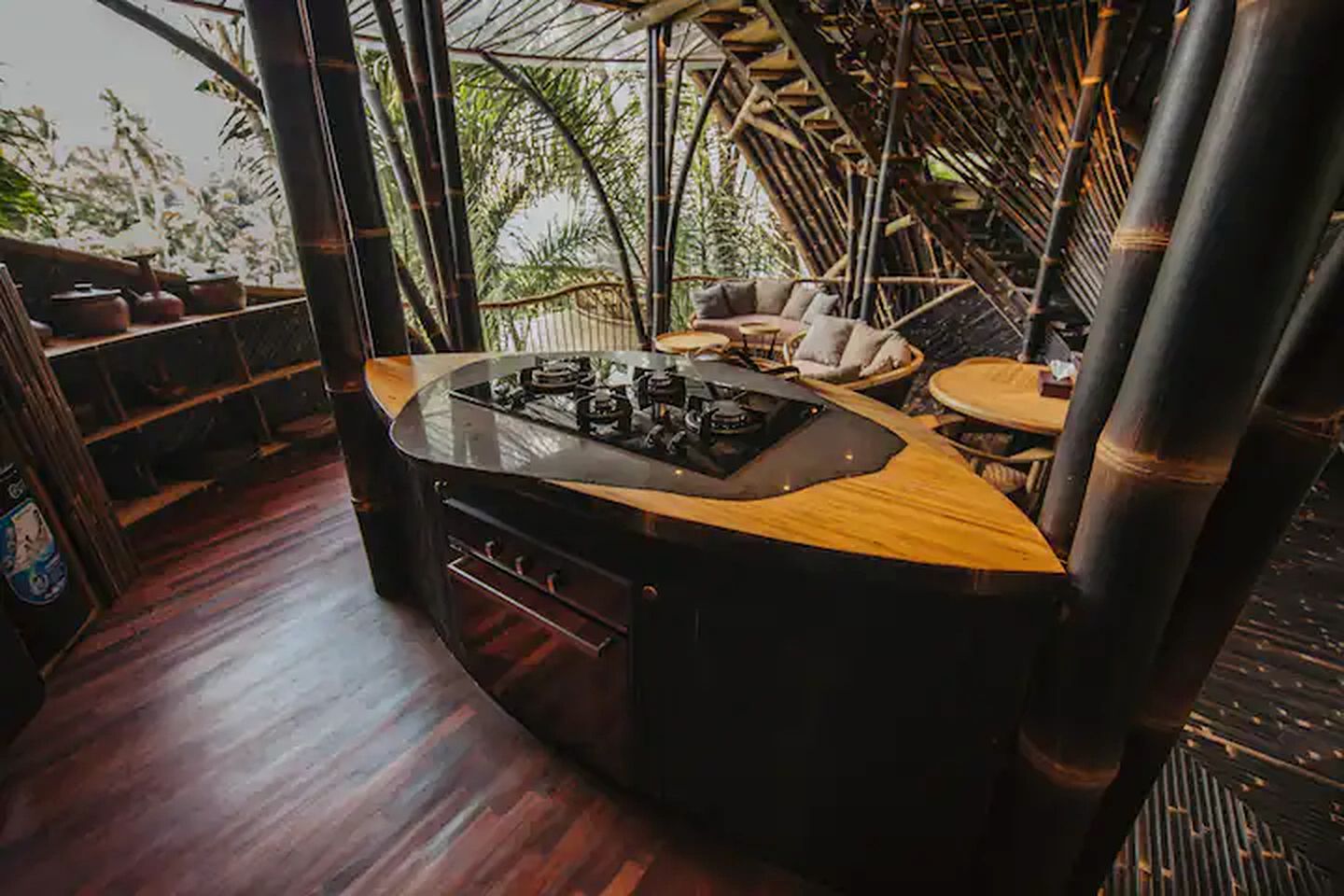 Otherworldly Bamboo Getaway in Bali with Pool and River