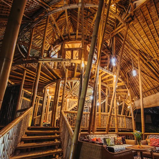 Staircase inside Bali paradise.