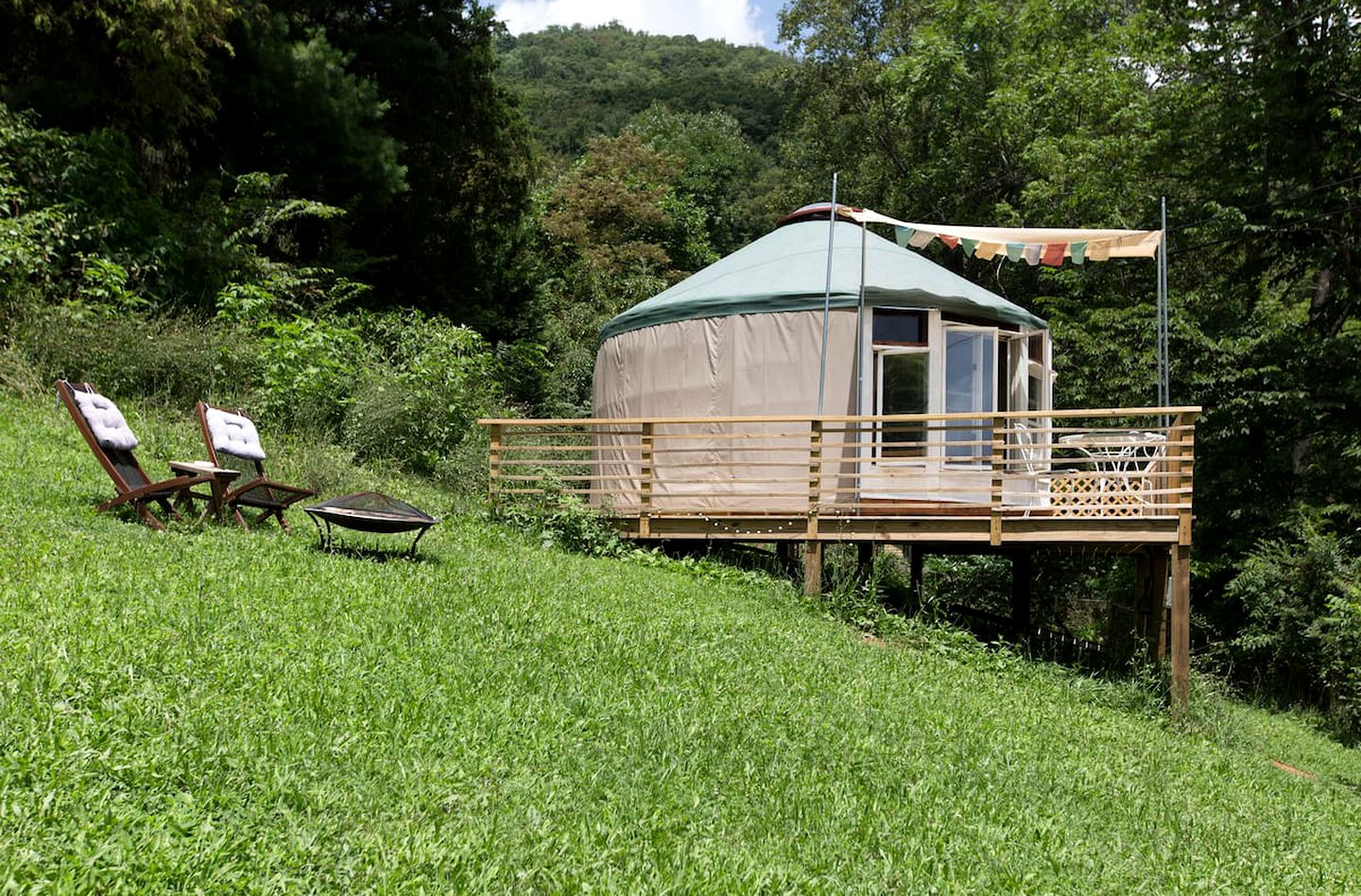 Yurt, Asheville Romantic Mountain Getaways, NC Glamping Hub