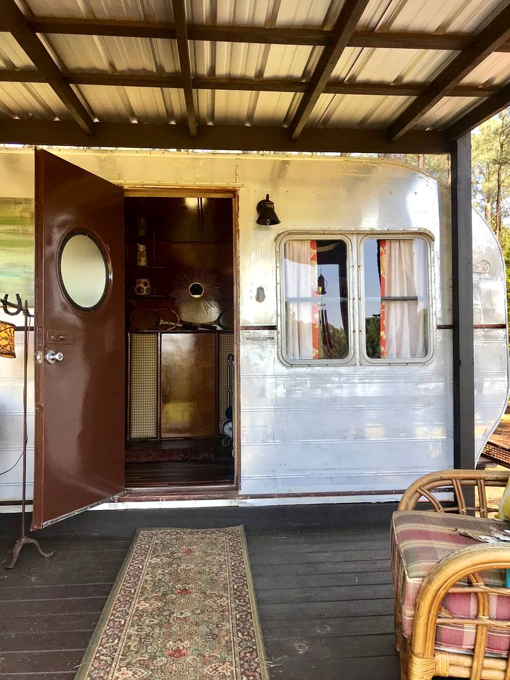 Vintage Georgia Airstream Nestled in the Pines
