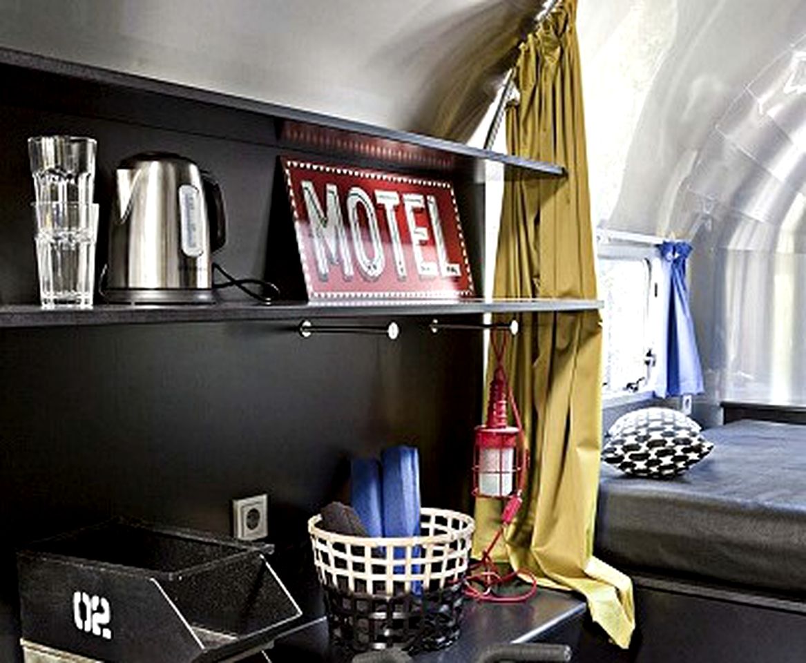 1960s American-Style Caravans on Mediterranean Coast, Italy