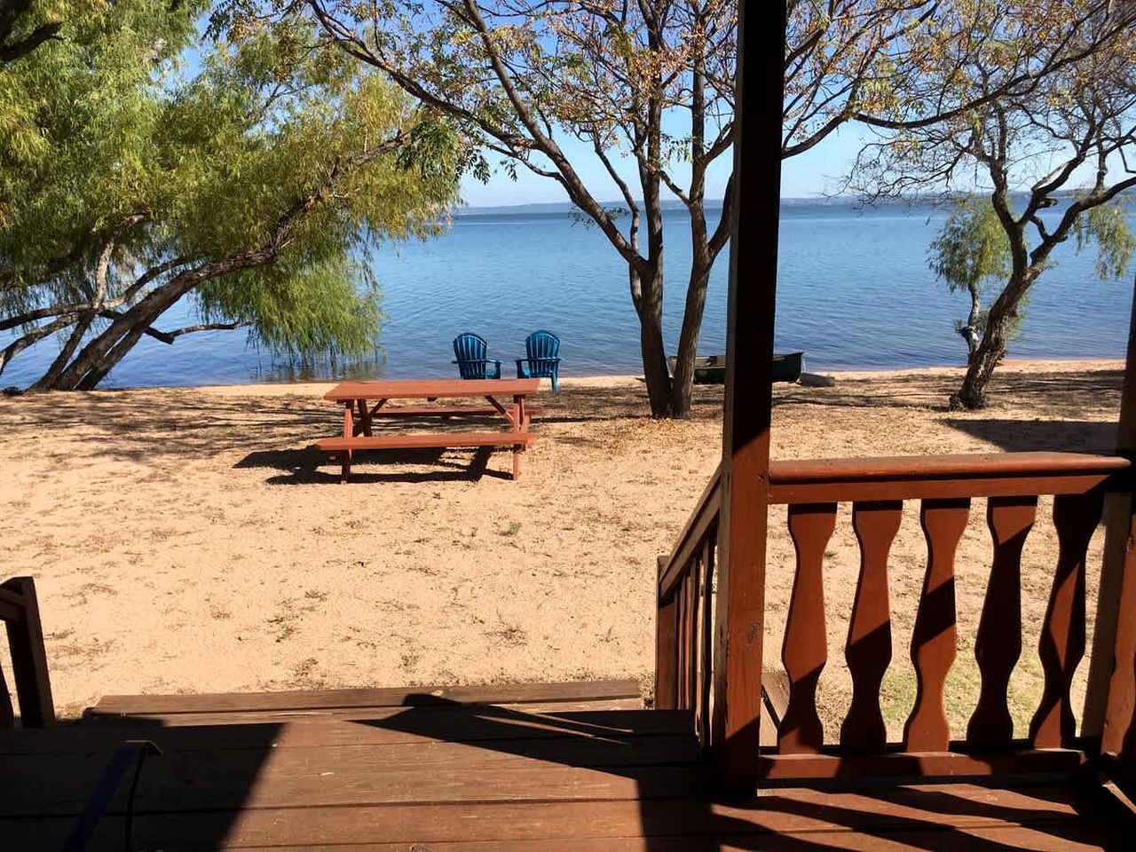 Serene Lakeview Cabin in Buchanan Dam with Firepit & Outdoor Relaxation in Buchanan Dam, Texas
