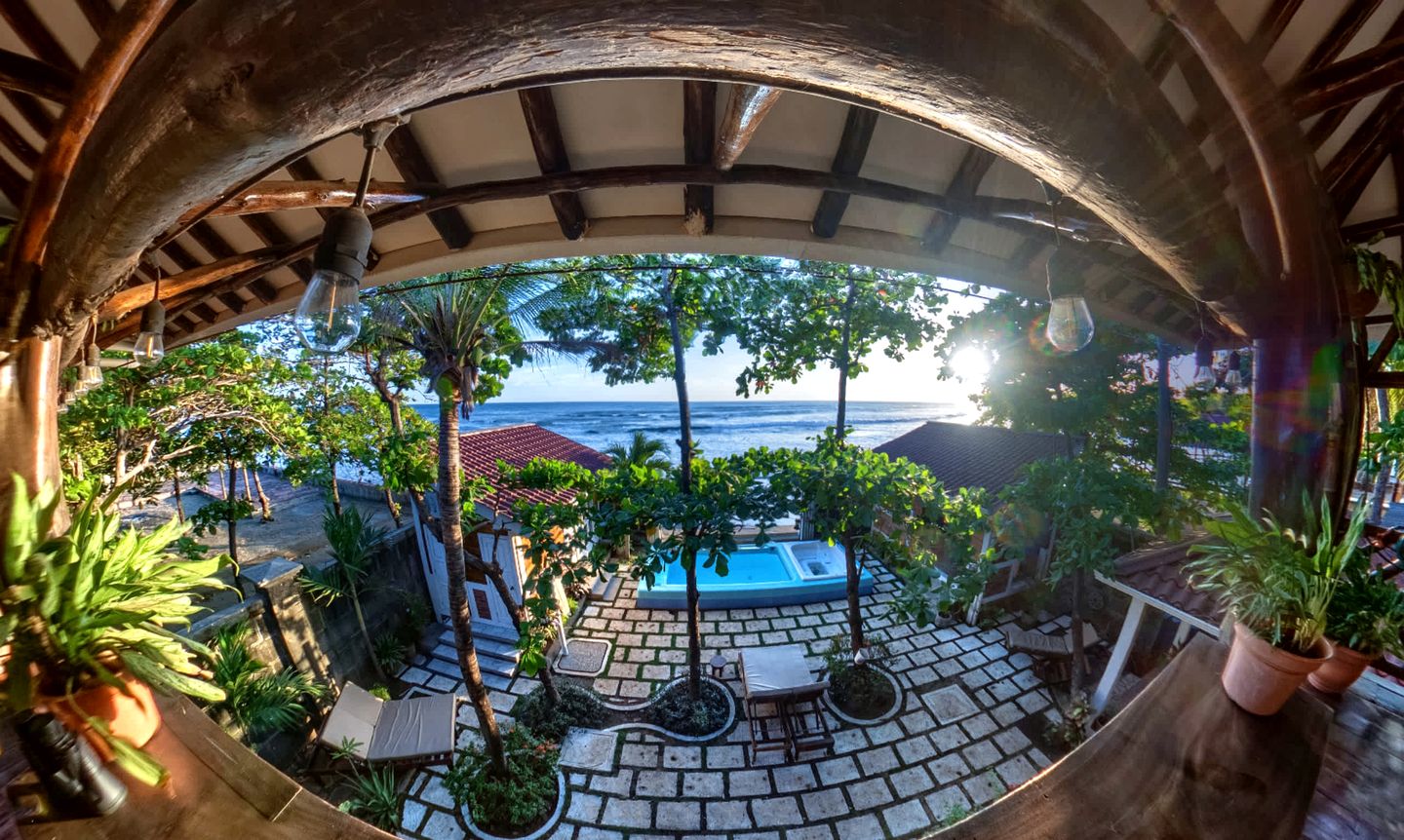 Relaxing Beachfront Casitas with Pool & Surfing Access near Playa Pochomil, Nicaragua