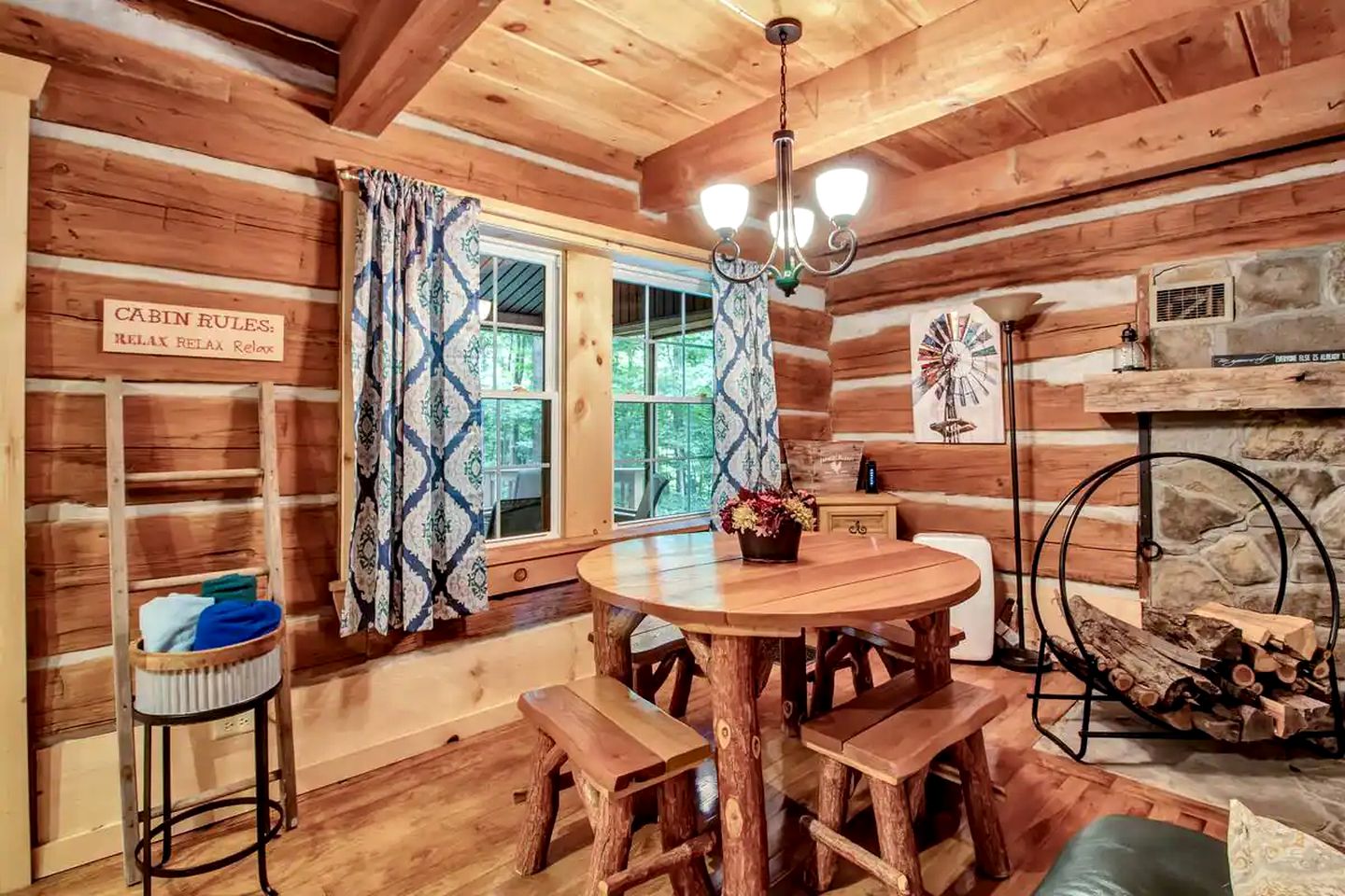 Peaceful Log Cabin Rental for a Vacation in Upstate New York